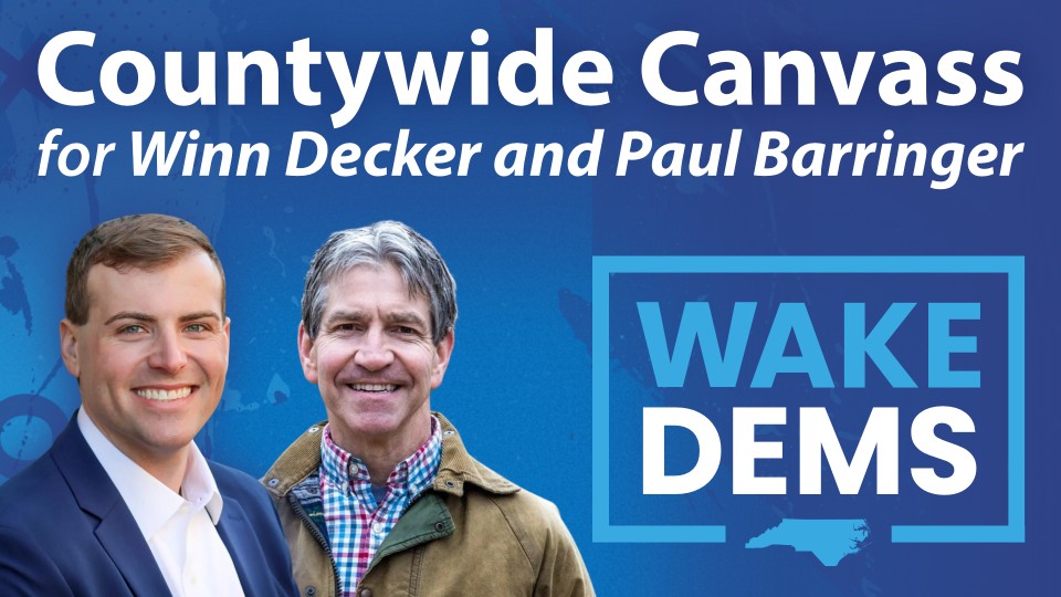 Countywide Canvass for Winn Decker and Paul Barringer